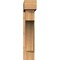 Ekena Millwork Westlake Block Smooth Bracket w/ Offset Brace, Western Red Cedar, 7 1/2"W x 32"D x 38"H BKT0806X32X38WTL05SWR - alternate 2